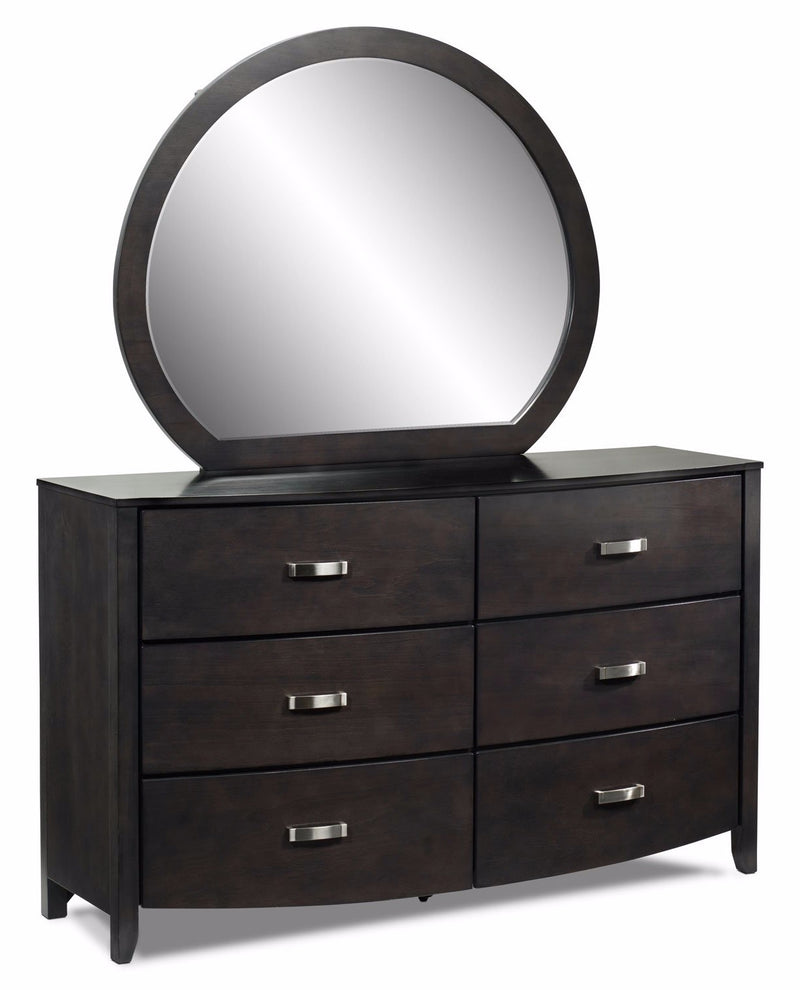 Cinema 6 Drawer Dresser Charcoal Leon's