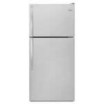 Whirlpool 30" 18.25 Cu. Ft. Stainless Steel Top-Freezer Refrigerator - WRT148FZDM
