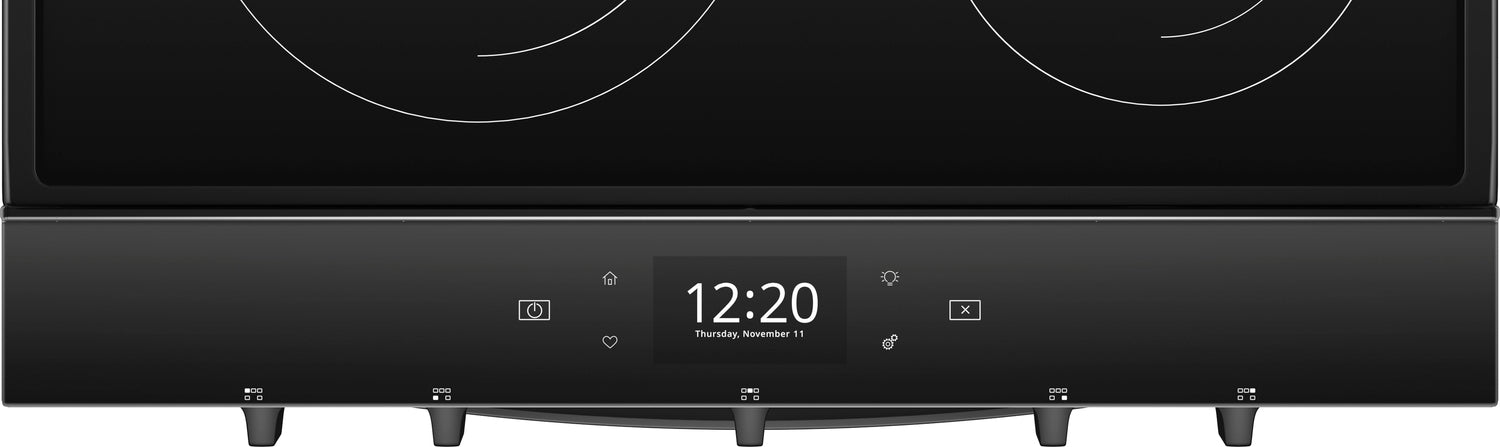 Whirlpool Black Slide-In Electric True Convection Range (6.4 Cu. Ft.) - YWEE750H0HB