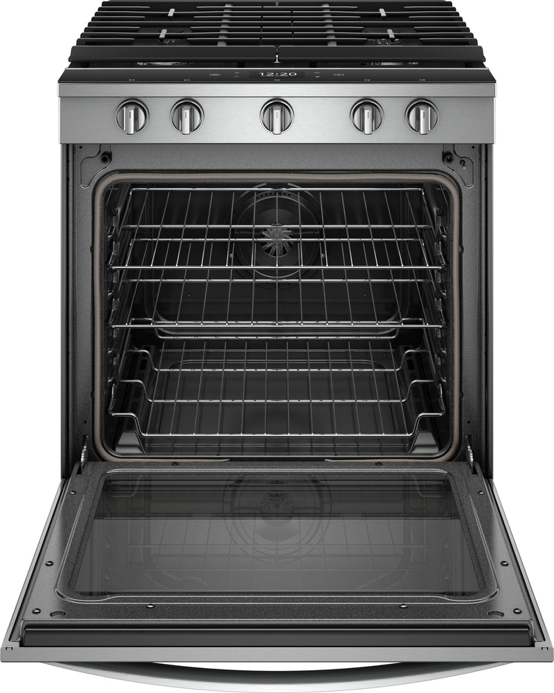 Whirlpool Stainless Steel SlideIn Gas True Convection Range (5.8 Cu