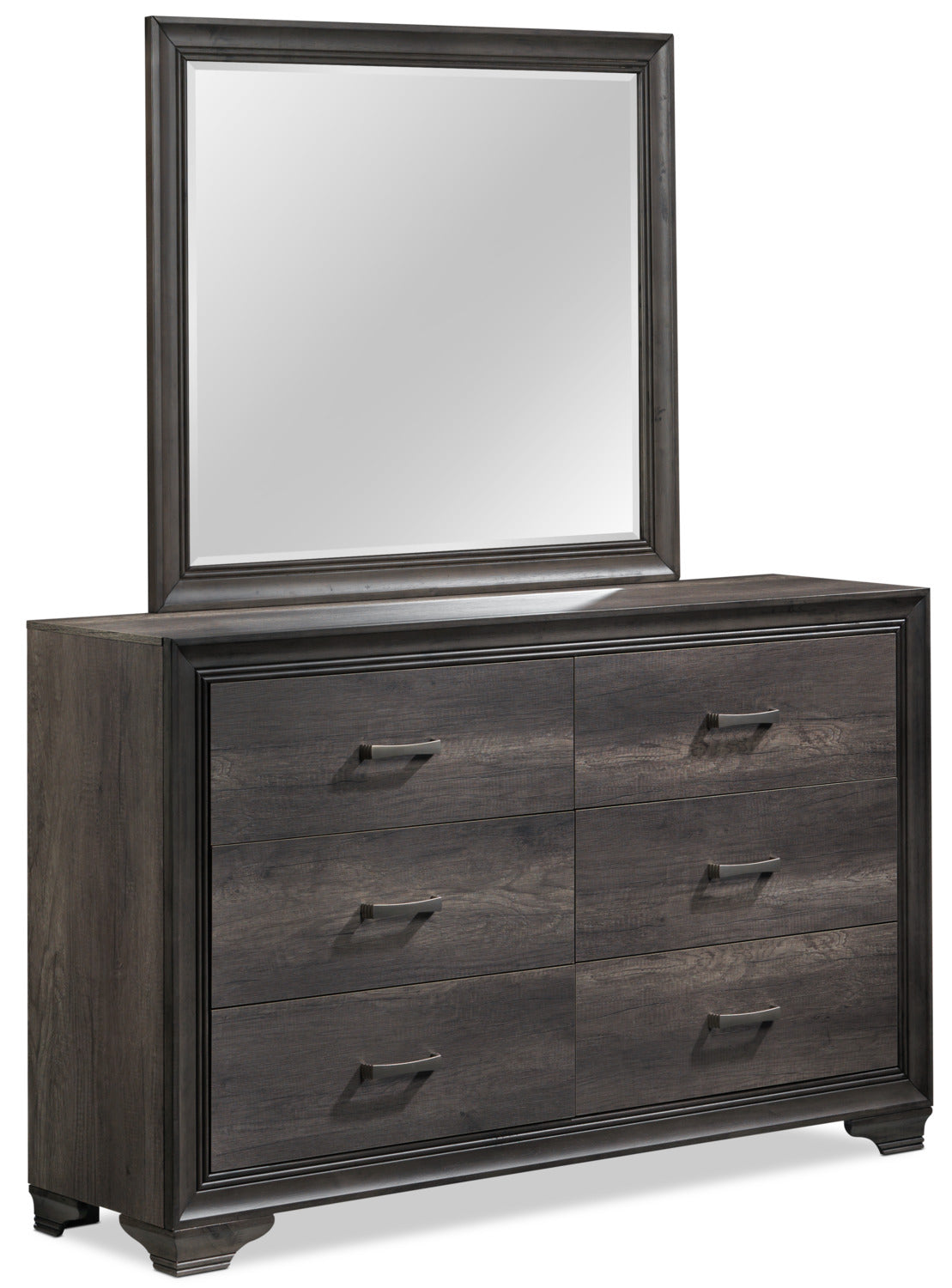 Sophie 6-Drawer Dresser - Weathered Grey