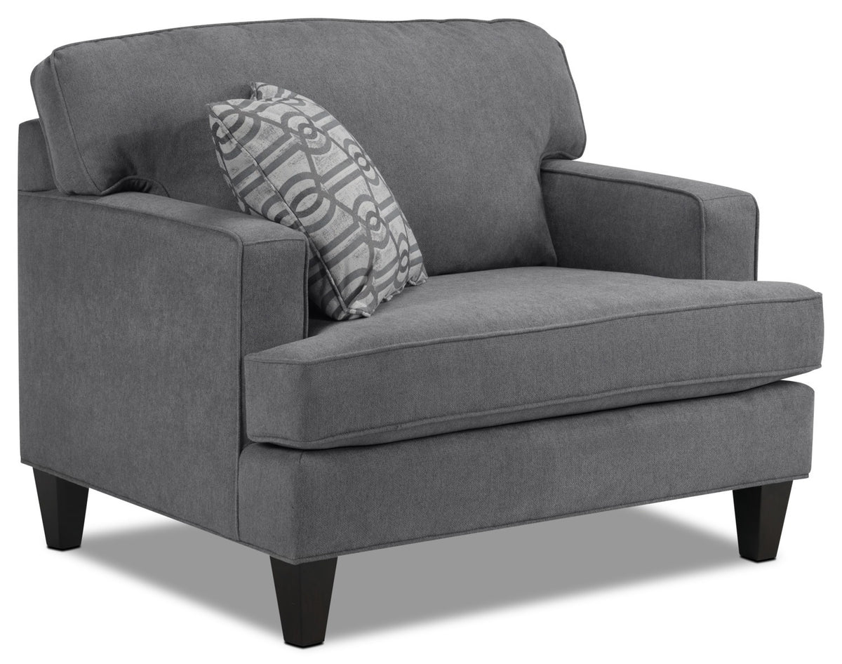 Bacchus Chair and a Half - Slate