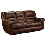 Whitaker Reclining Sofa - Brown