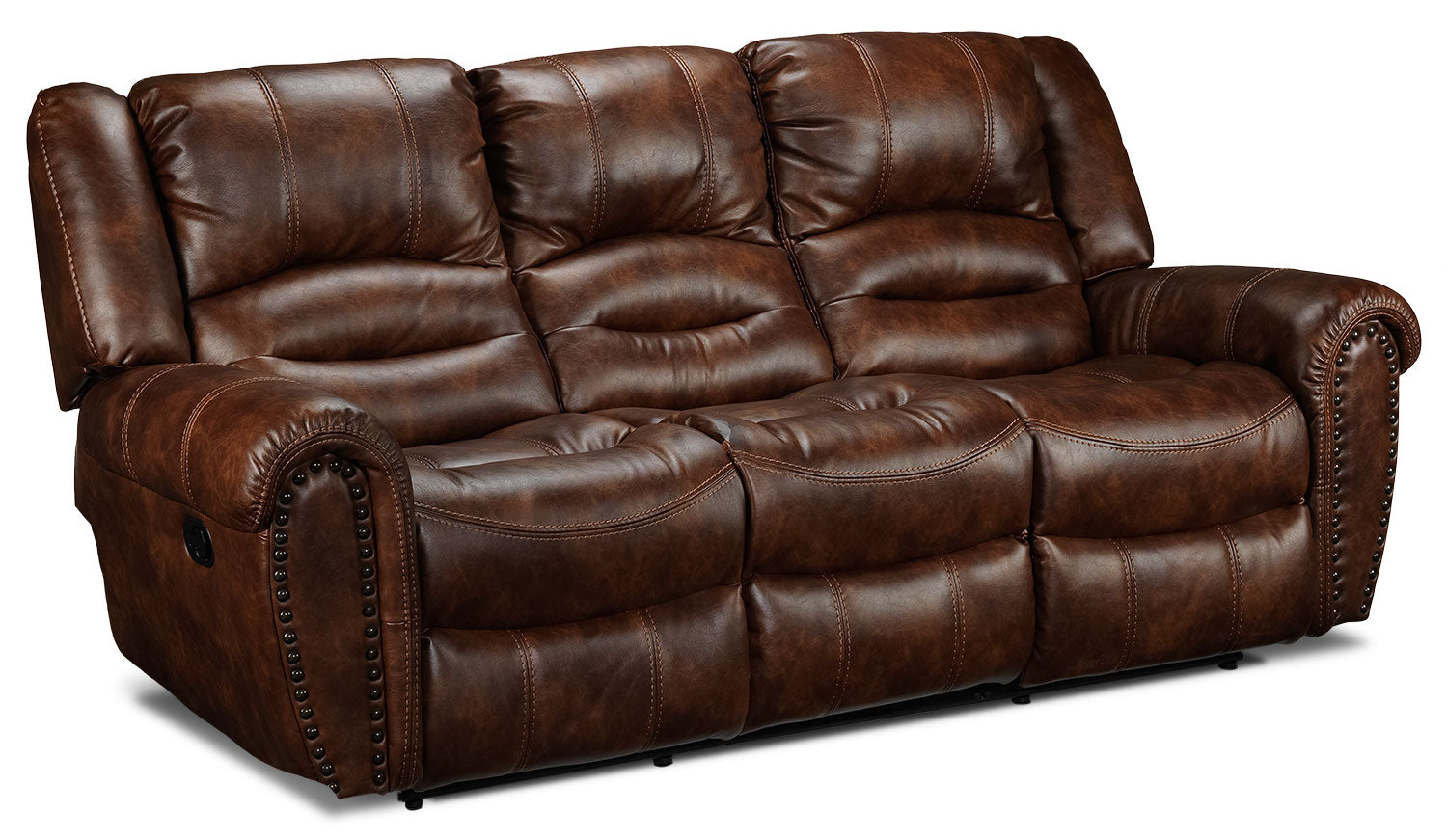 Whitaker Reclining Sofa - Brown