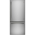 GE Stainless Steel BOTTOM-FREEZER REFRIGERATOR (20.9 CU. FT.) - GDE21DSKSS