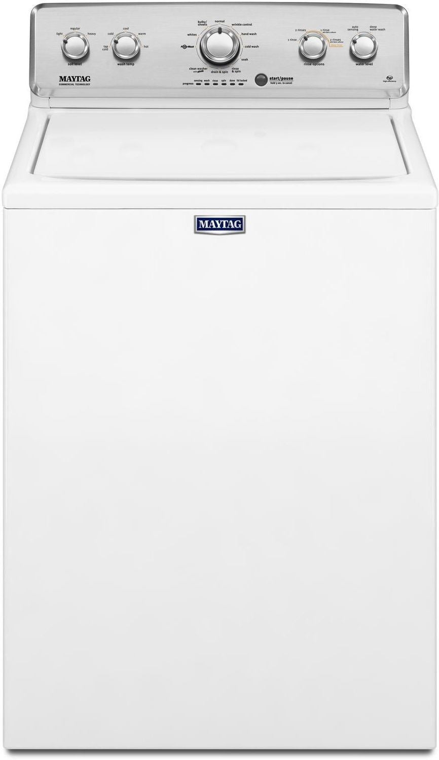 Maytag White Top-Load Washer (4.8 Cu. Ft. IEC) - MVWC565FW
