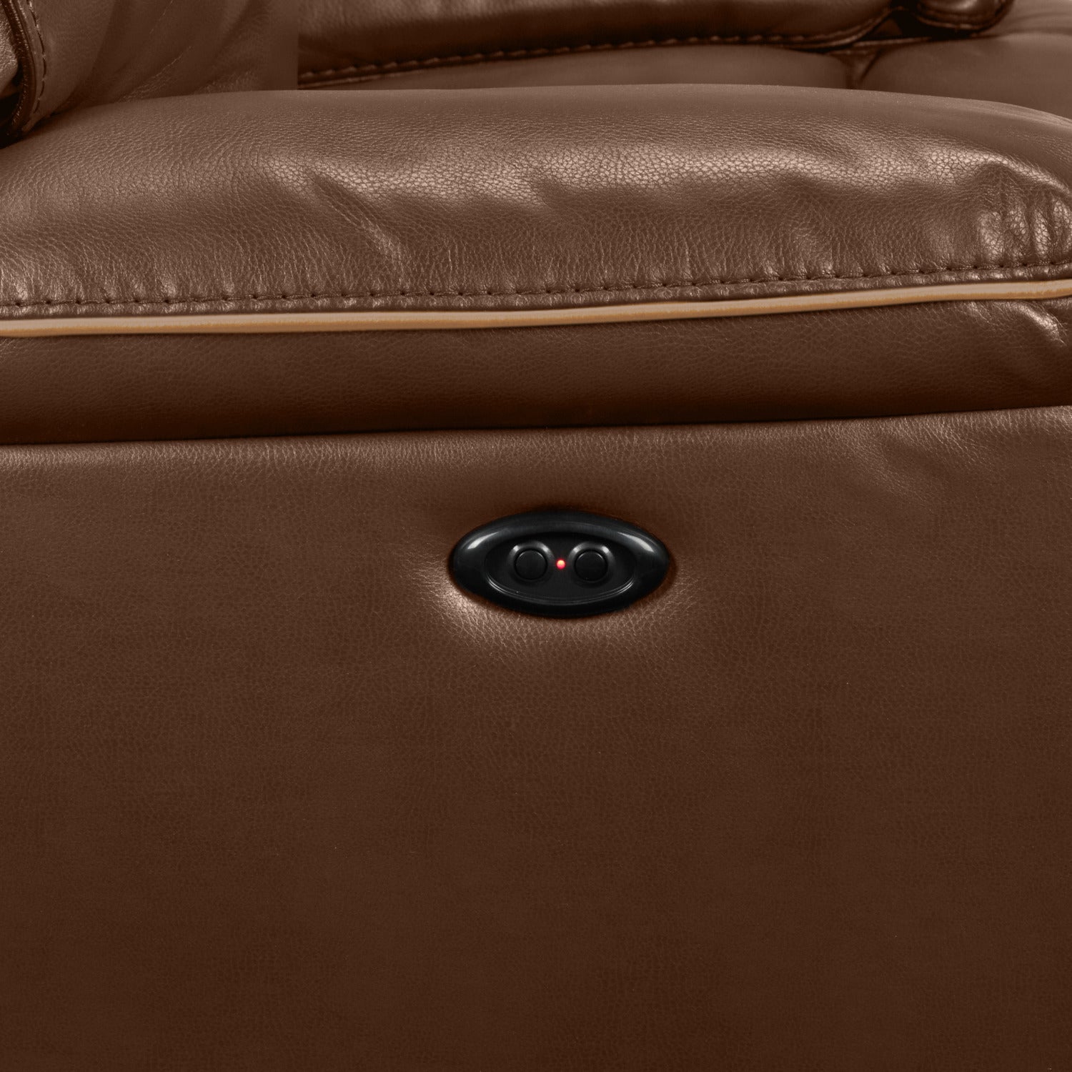 Lanette Power Recliner - Dark Brown