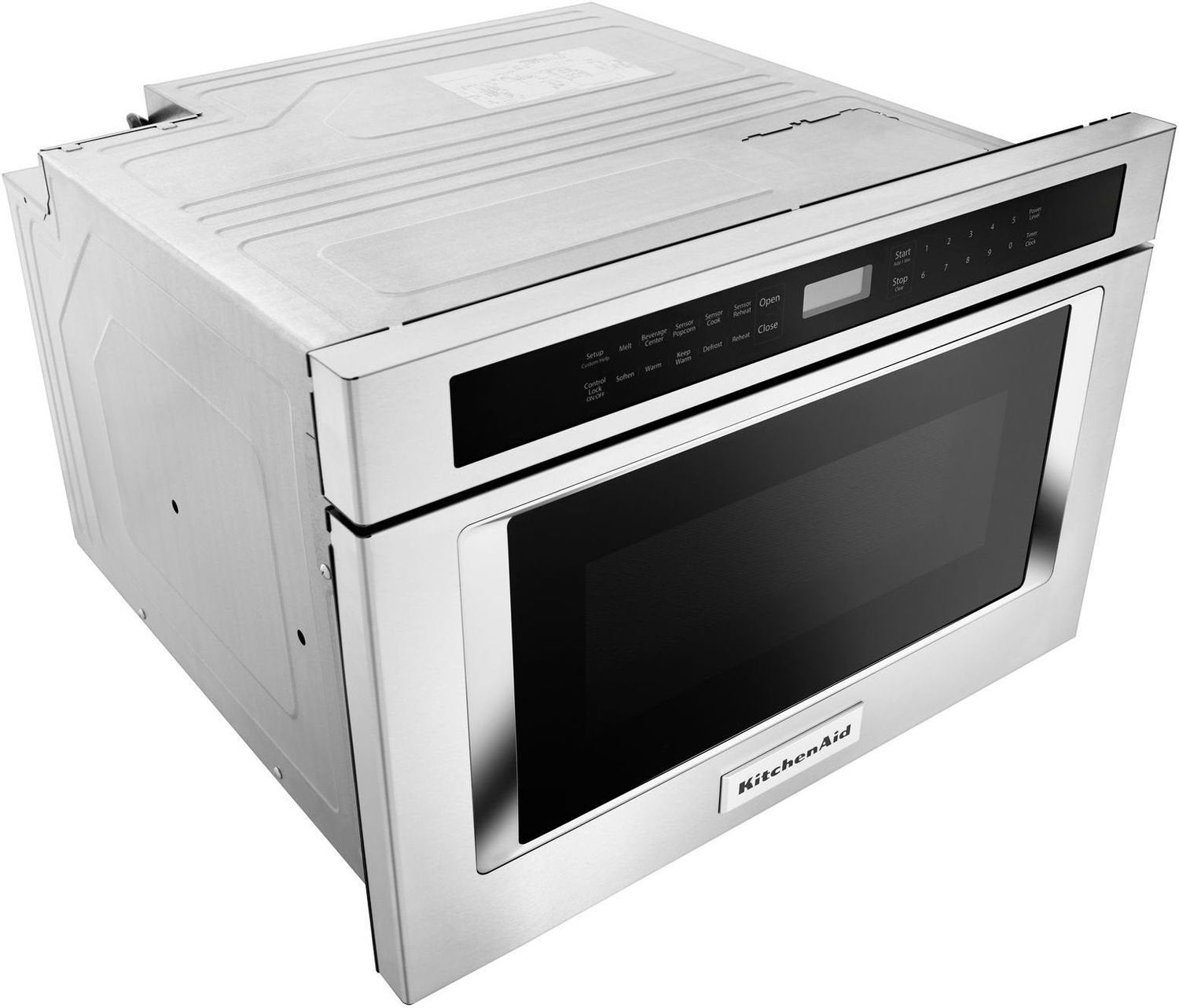 KitchenAid Stainless Steel Under-Counter Microwave Oven Drawer (1.2 Cu. Ft.) - KMBD104GSS