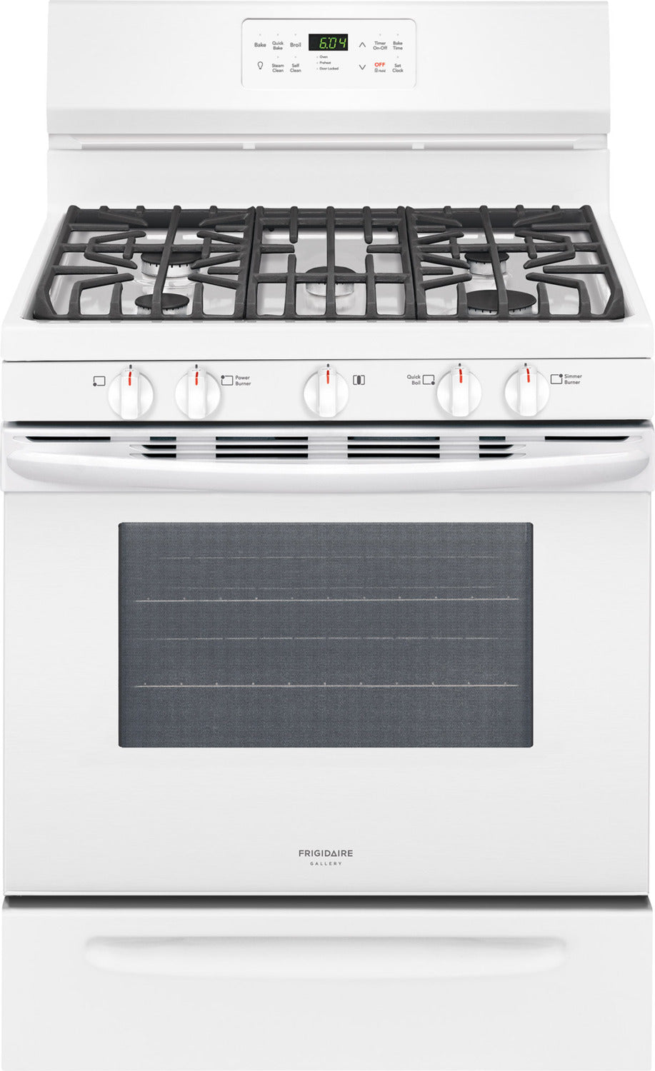 Frigidaire Gallery White Freestanding Gas Range (5.0 Cu. Ft.) - FGGF3036TW