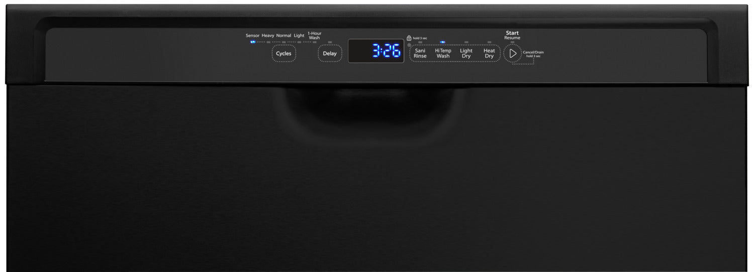 Whirlpool Black 24" Dishwasher - WDF560SAFB