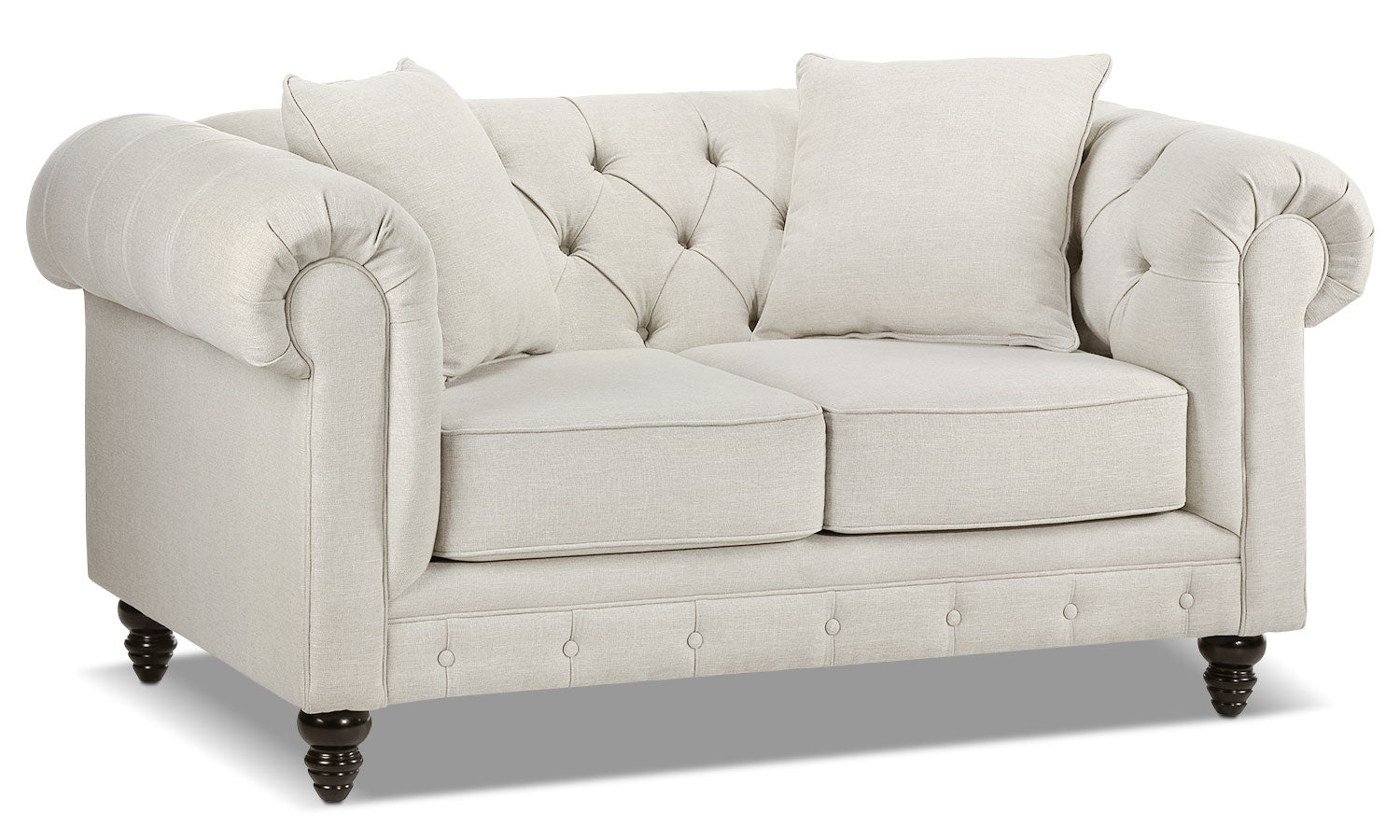 Nubia Loveseat - Pearl