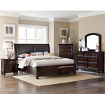 Chester 6-Piece King Storage Bedroom Package - Cherry