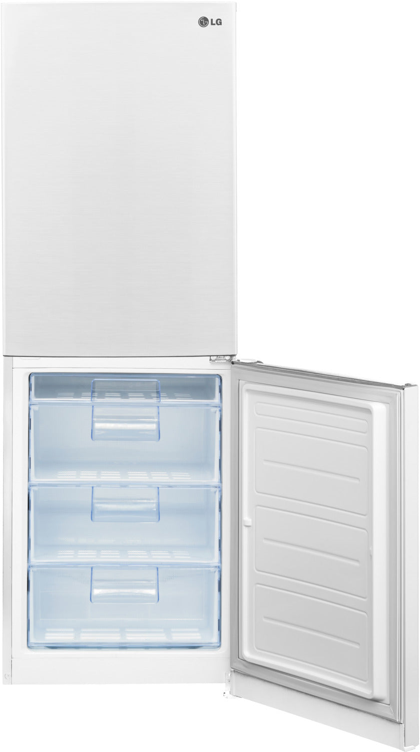 LG White Counter-Depth Bottom-Freezer Refrigerator (10.1 Cu. Ft.) - LBNC10551W
