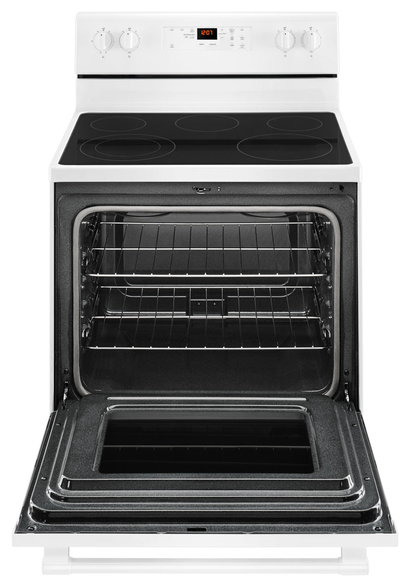 Maytag White Freestanding Electric Range (5.3 Cu. Ft.) YMER6600FW
