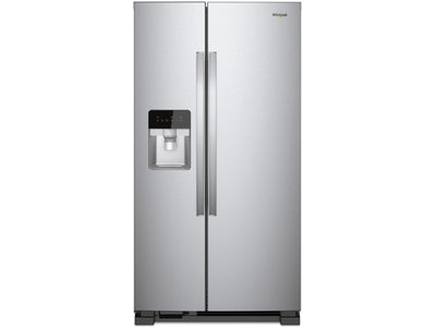 Whirlpool 32.8" 21 Cu. Ft. Monochromatic Stainless Steel Side-by-Side Refrigerator  - WRS331SDHM