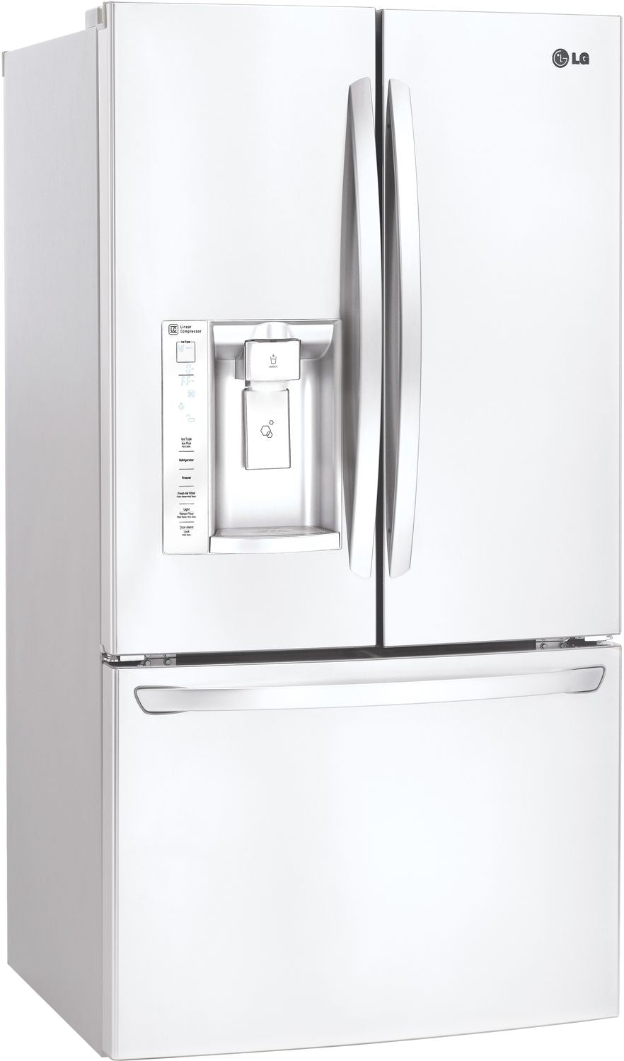 LG White French Door Refrigerator (24 Cu. Ft.) - LFXS24623W
