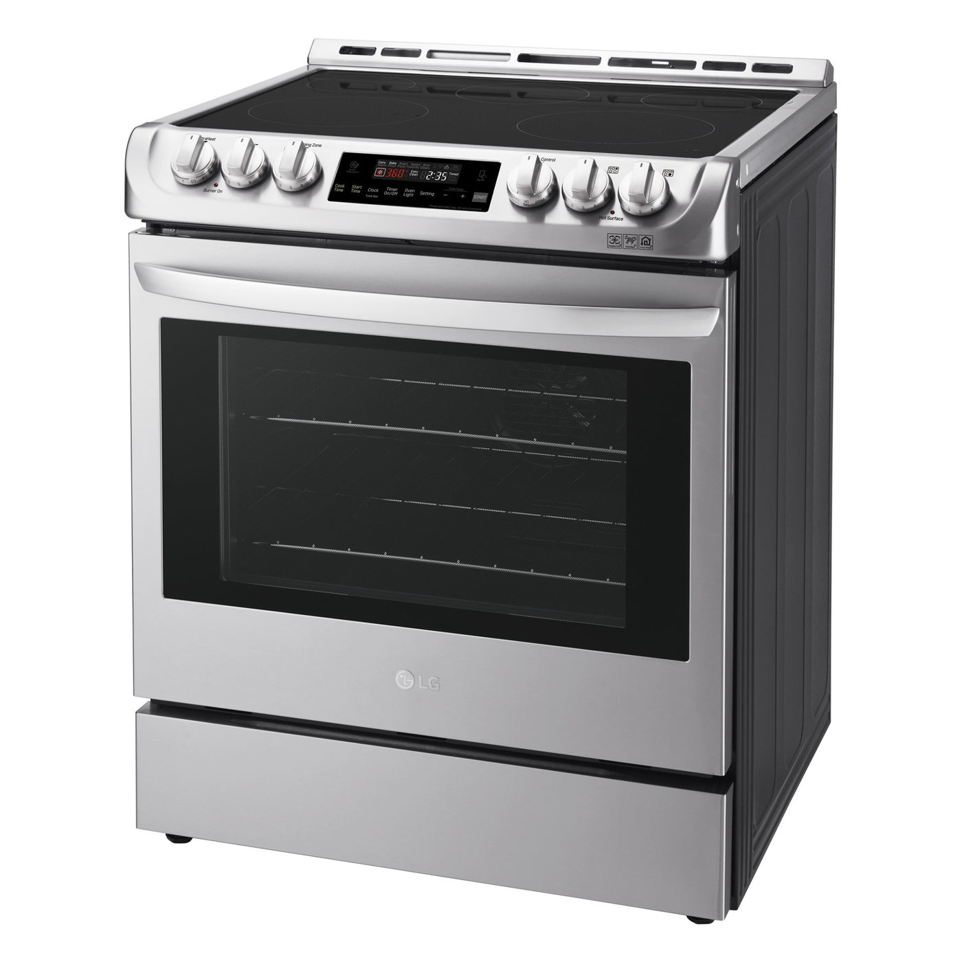 LG Appliances Stainless Steel Slide-In Electric Convection Range (6.3 Cu. Ft.) - LSE4611ST