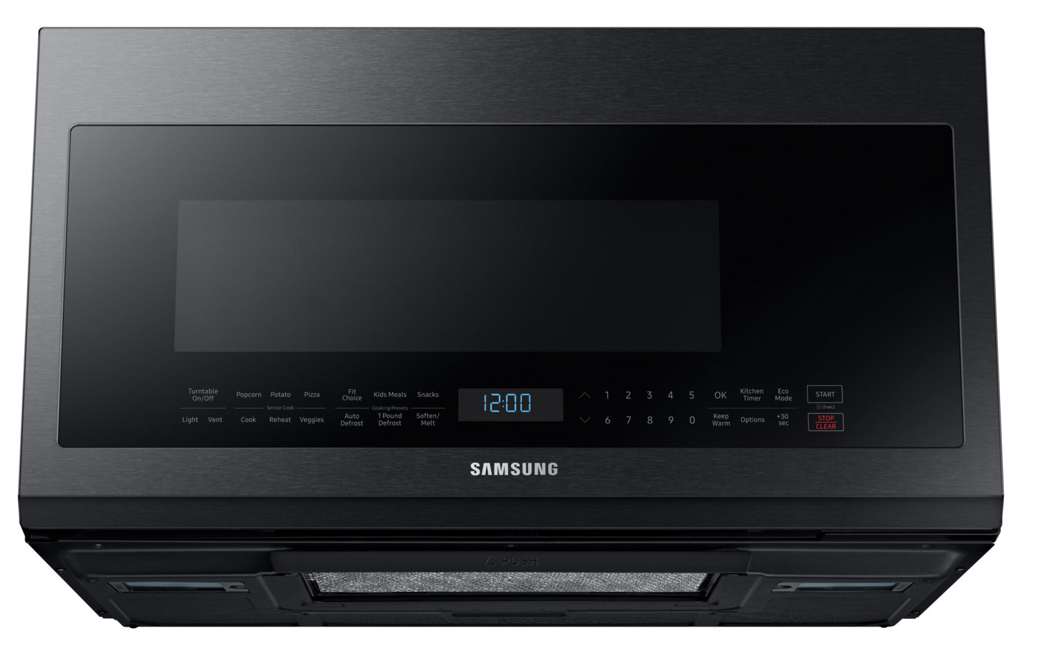 Samsung Black Stainless Steel Over-the-Range Microwave (2.1 Cu. Ft.) - ME21M706BAG/AC