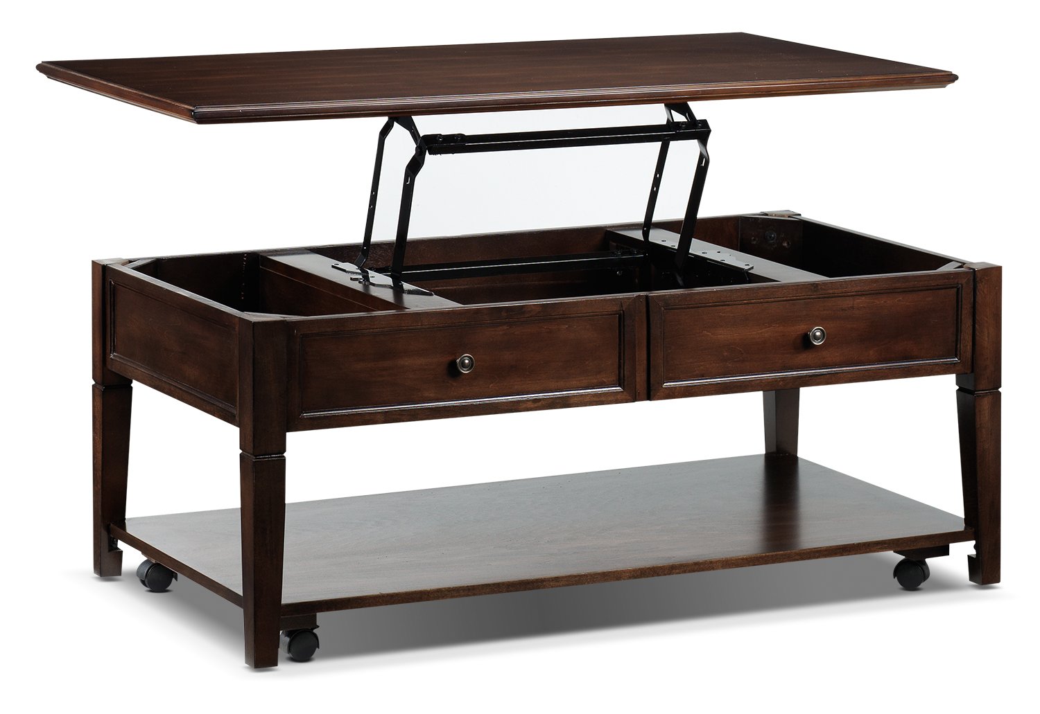 Coventry 48" Lift-Top Coffee Table - Walnut