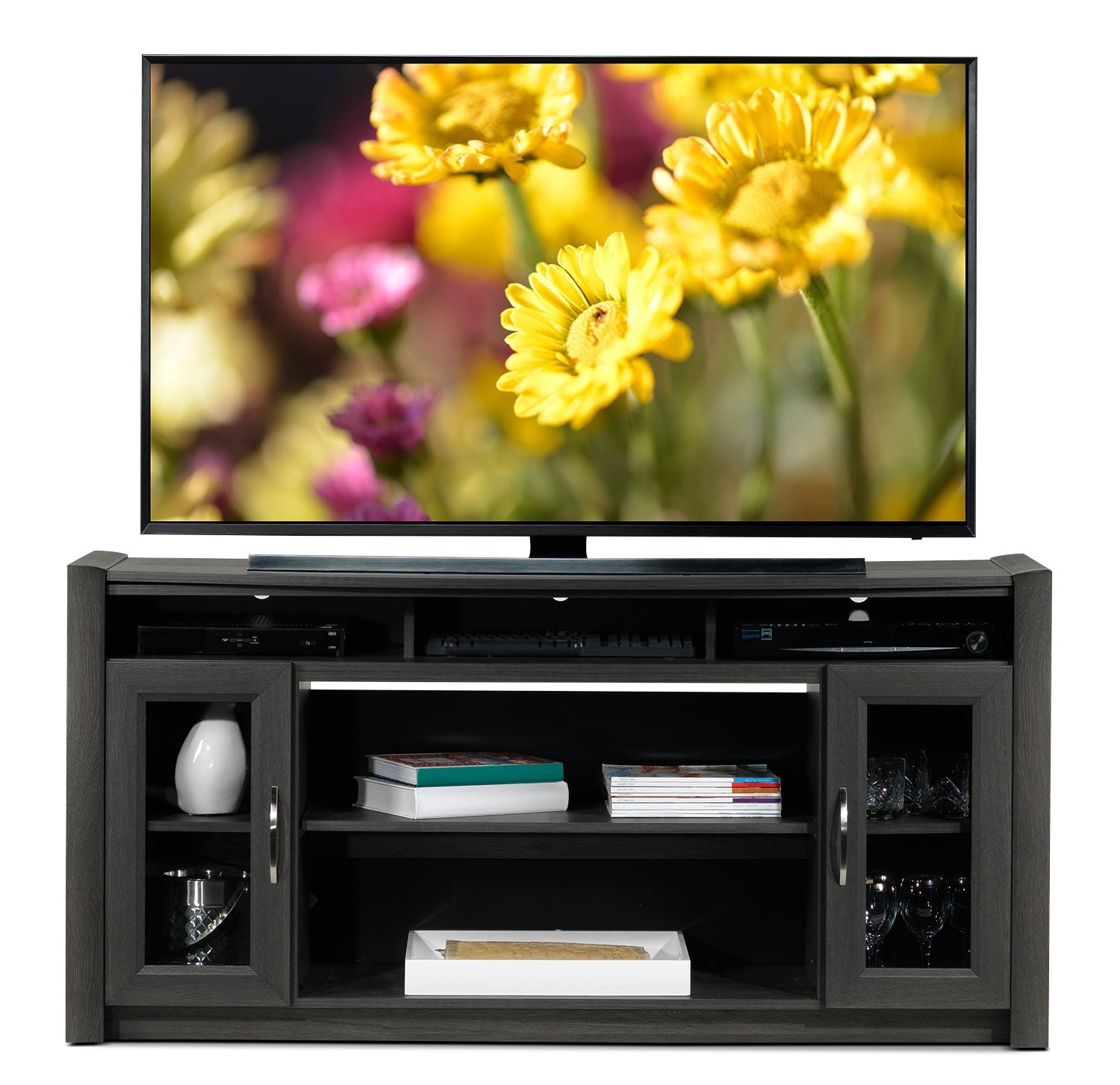 Gallagher TV Credenza - Grey