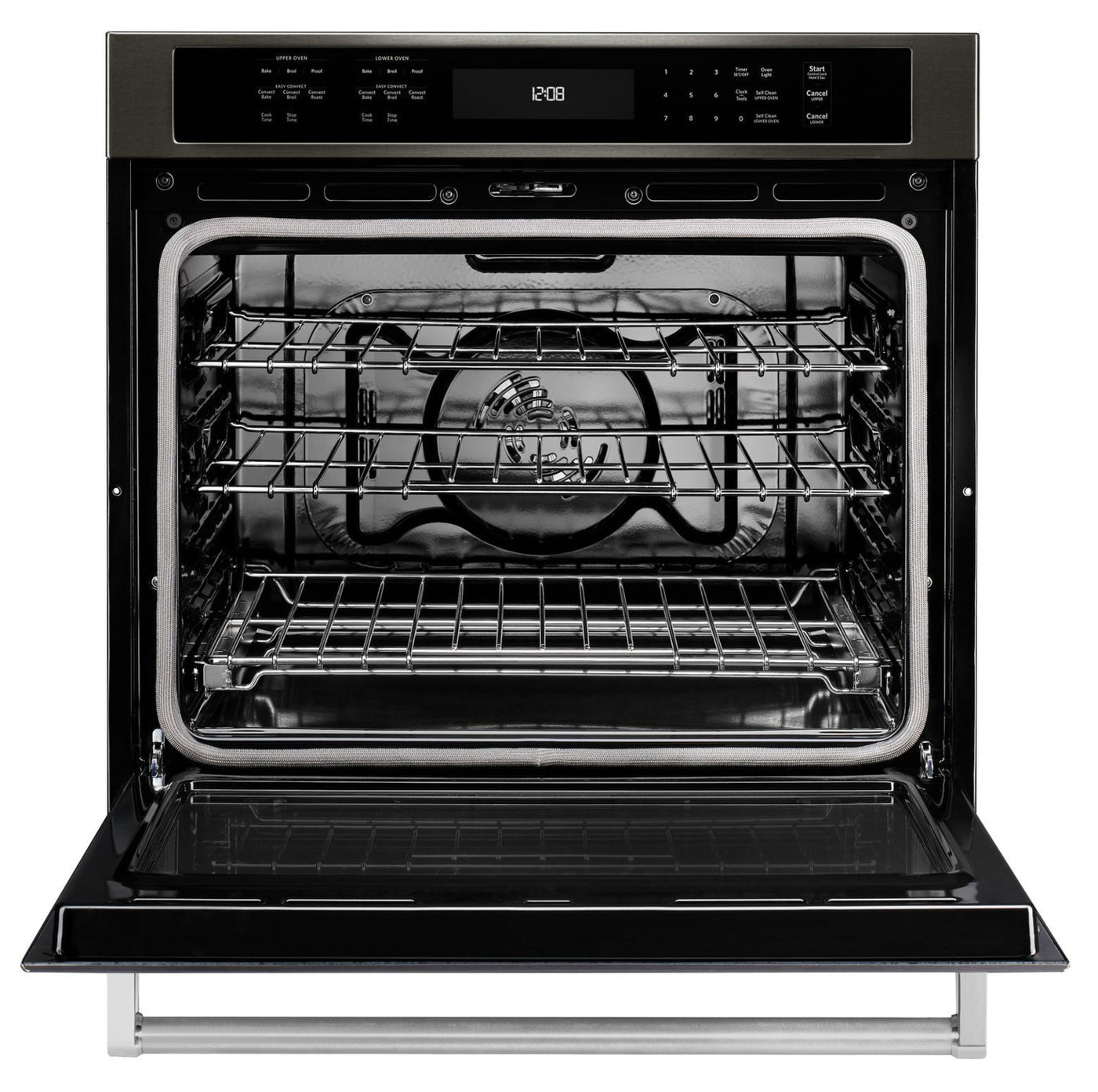 KitchenAid Black Stainless Steel Convection Wall Oven (5.0 Cu. Ft.) - KOSE500EBS