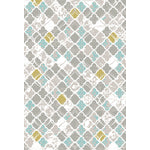 Quatro 5' x 8' Area Rug - Blue and Grey