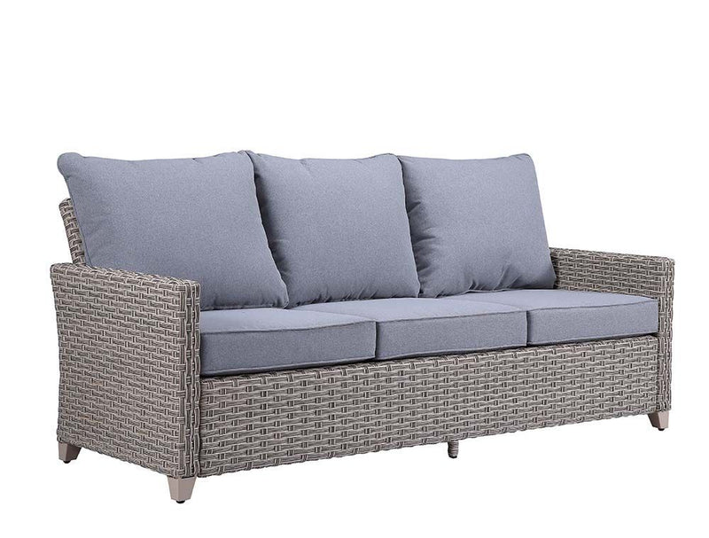 Anola 4Piece Outdoor Conversation Set Grey Leon's