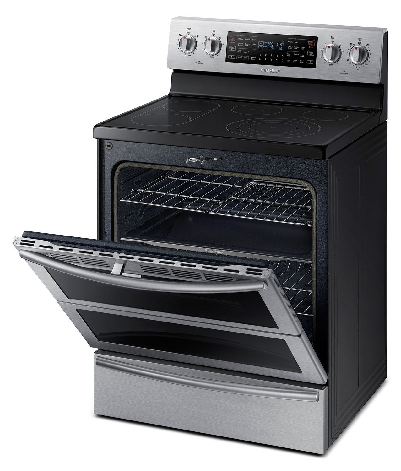 Samsung Stainless Steel Freestanding Electric Dual Convection Range (5.9 Cu. Ft.) - NE59J7850WS/AC
