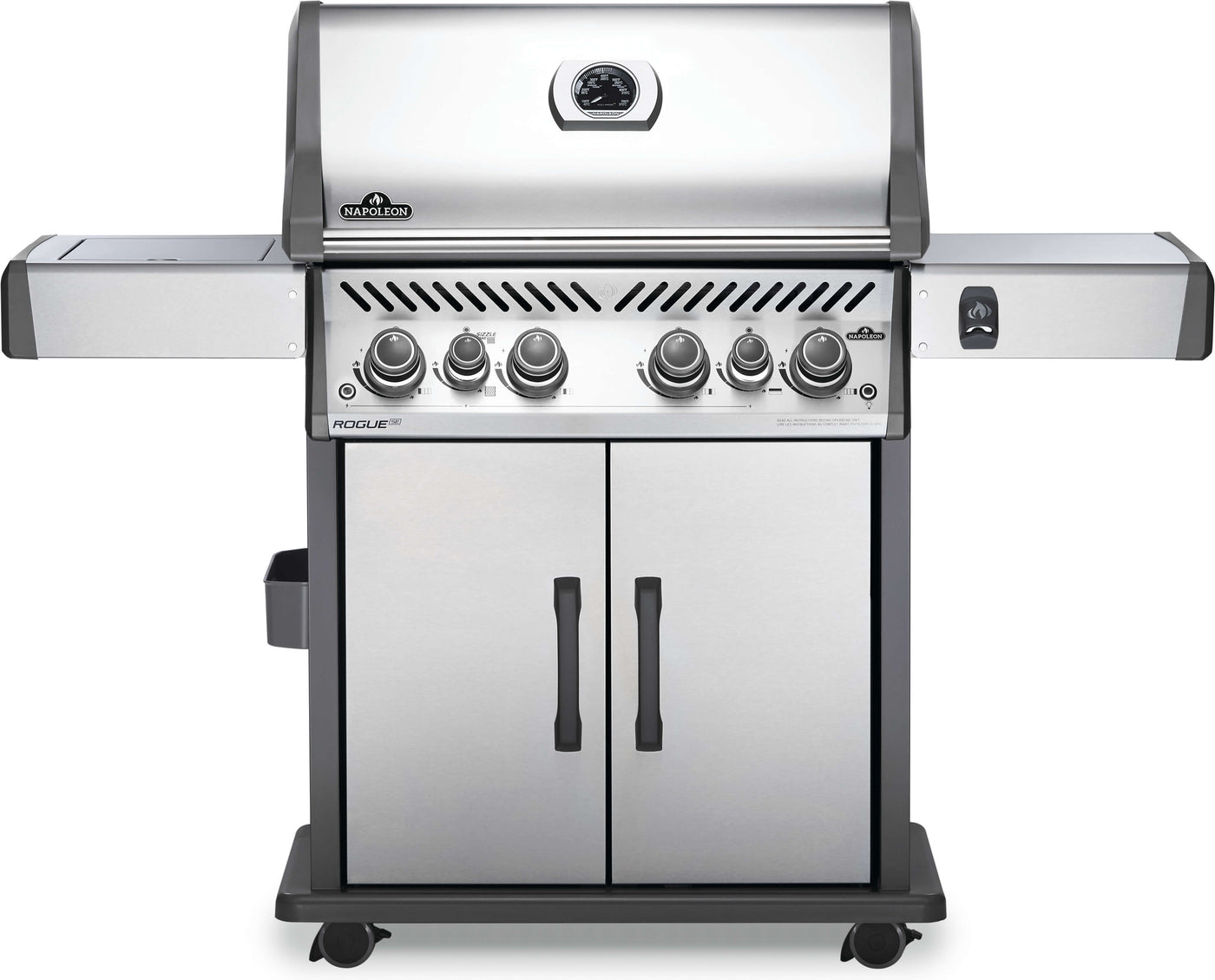 Napoleon Rogue SE 525 4-Burner 76,500 BTU Propane Gas Grill with Infrared Side Burner and Rear Burners - RSE525RSIBPSS-1
