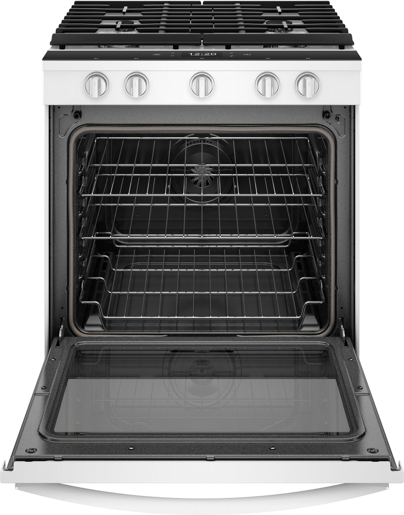 Whirlpool White SlideIn Gas True Convection Range (5.8 Cu. Ft
