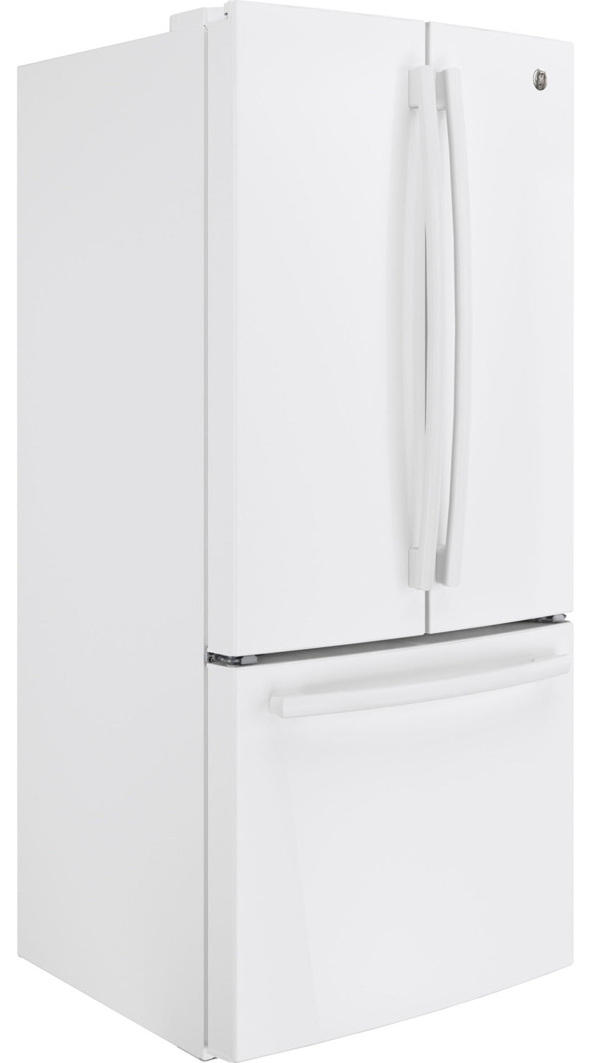 GE 32.75" 18.6 Cu. Ft. White Counter-Depth French Door Refrigerator - GWE19JGLWW
