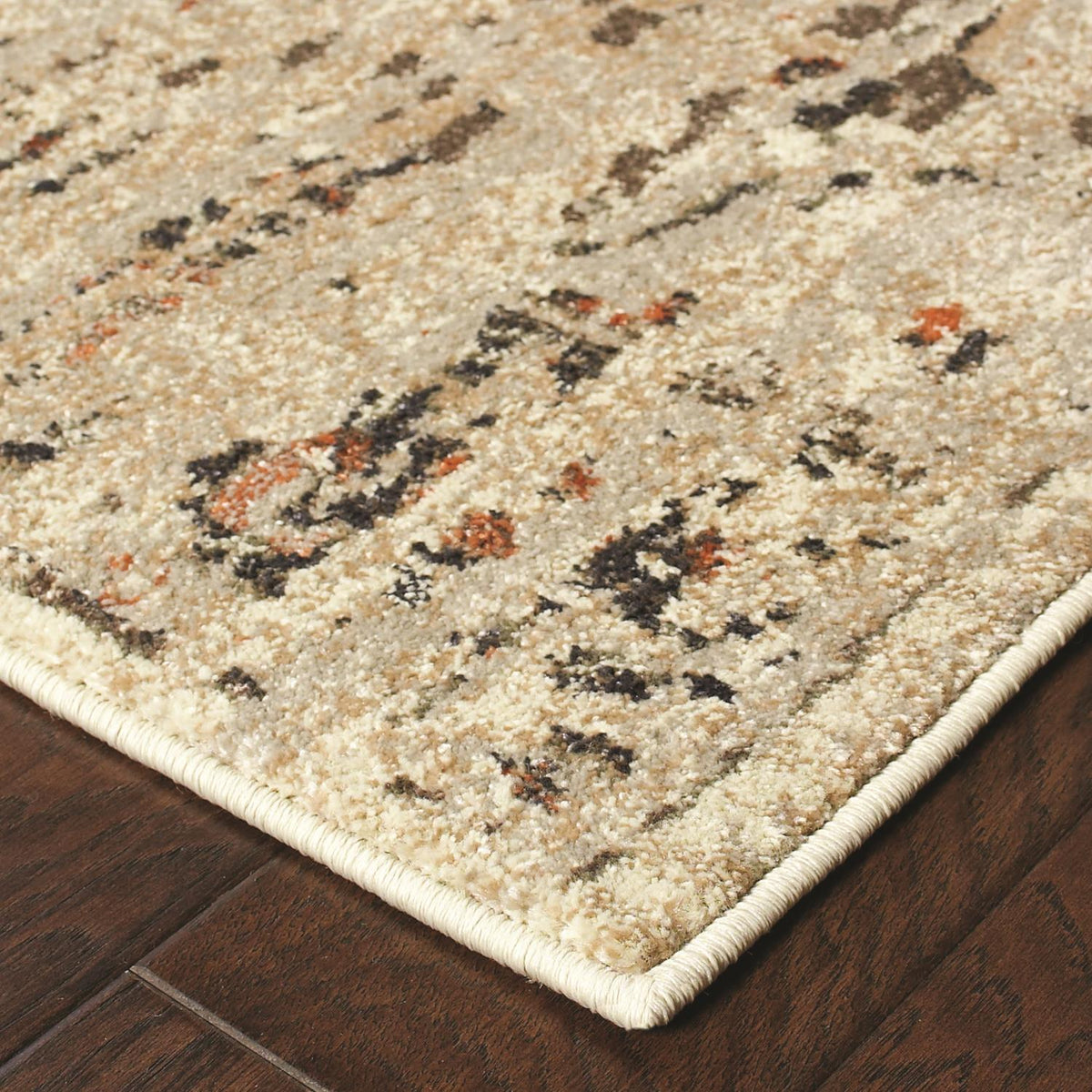 Pierce W072J2L Distressed Area Rug (6'7"X9'6")