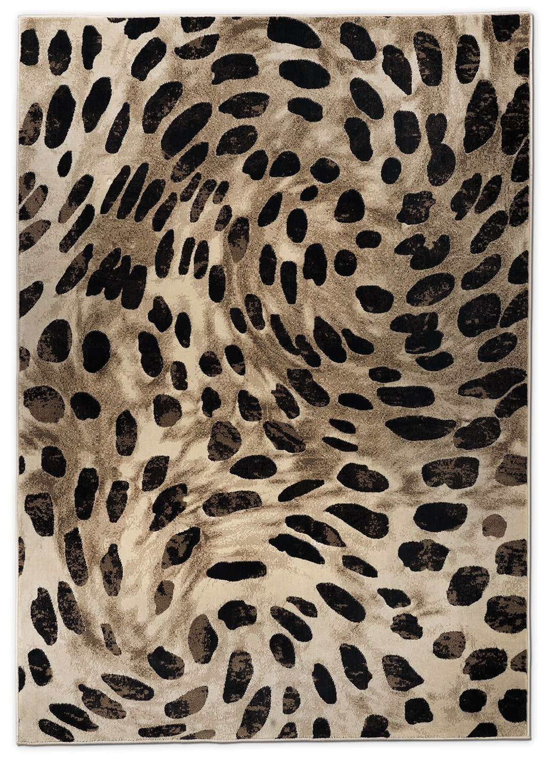 Whirlwind 7' x 10' Area Rug - Brown