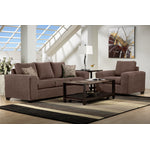 Fava Sofa and Chair Set - Light Brown