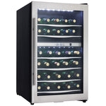 Danby Stainless Steel Dual-Zone Wine Cooler (4 Cu. Ft.) - DWC040A3BSSDD
