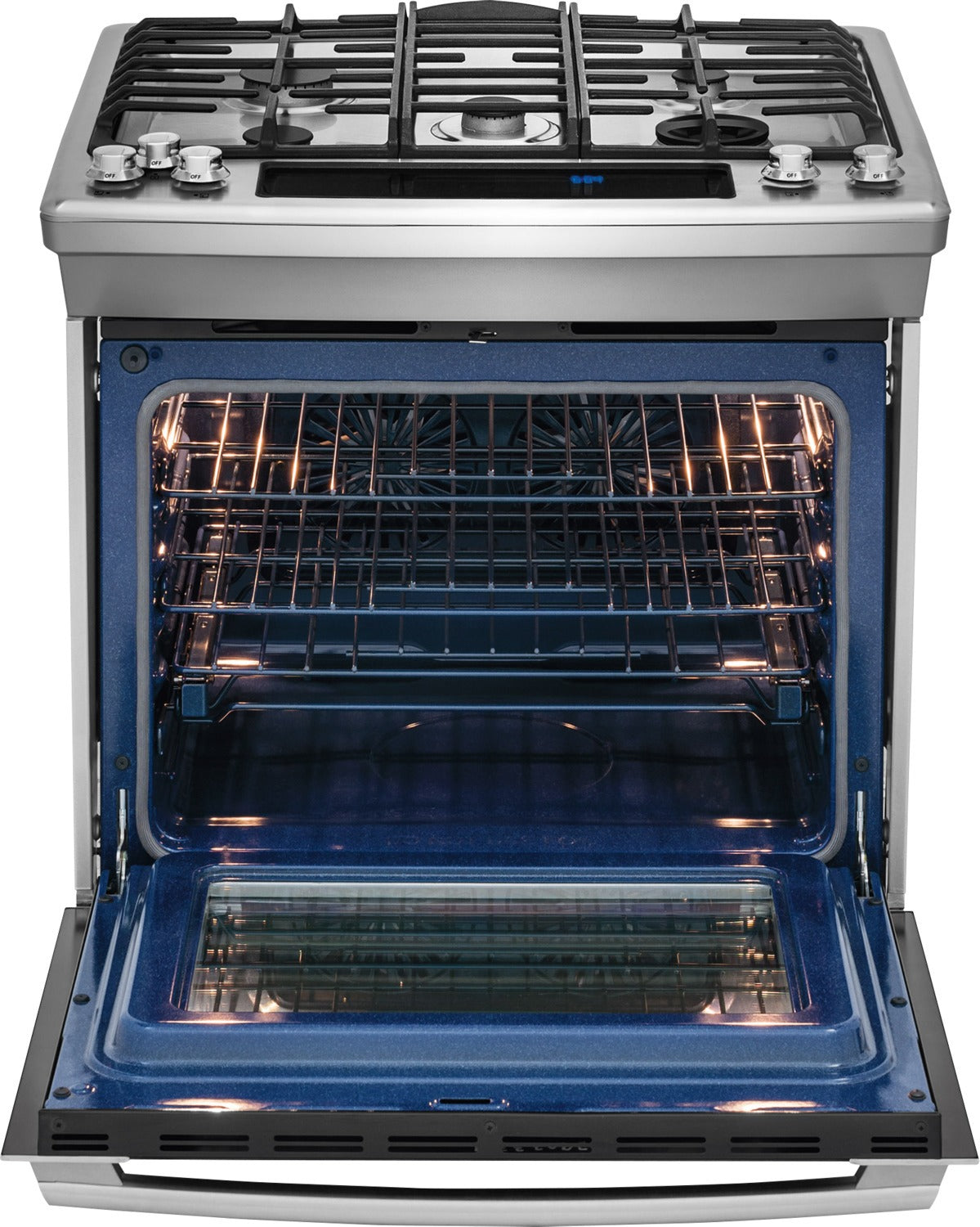 Electrolux Stainless Steel Slide-In Dual Fuel Convection Range (4.6 Cu. Ft.) - EW30DS8CRS