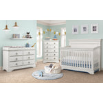 Riley Convertible Crib - Brushed White