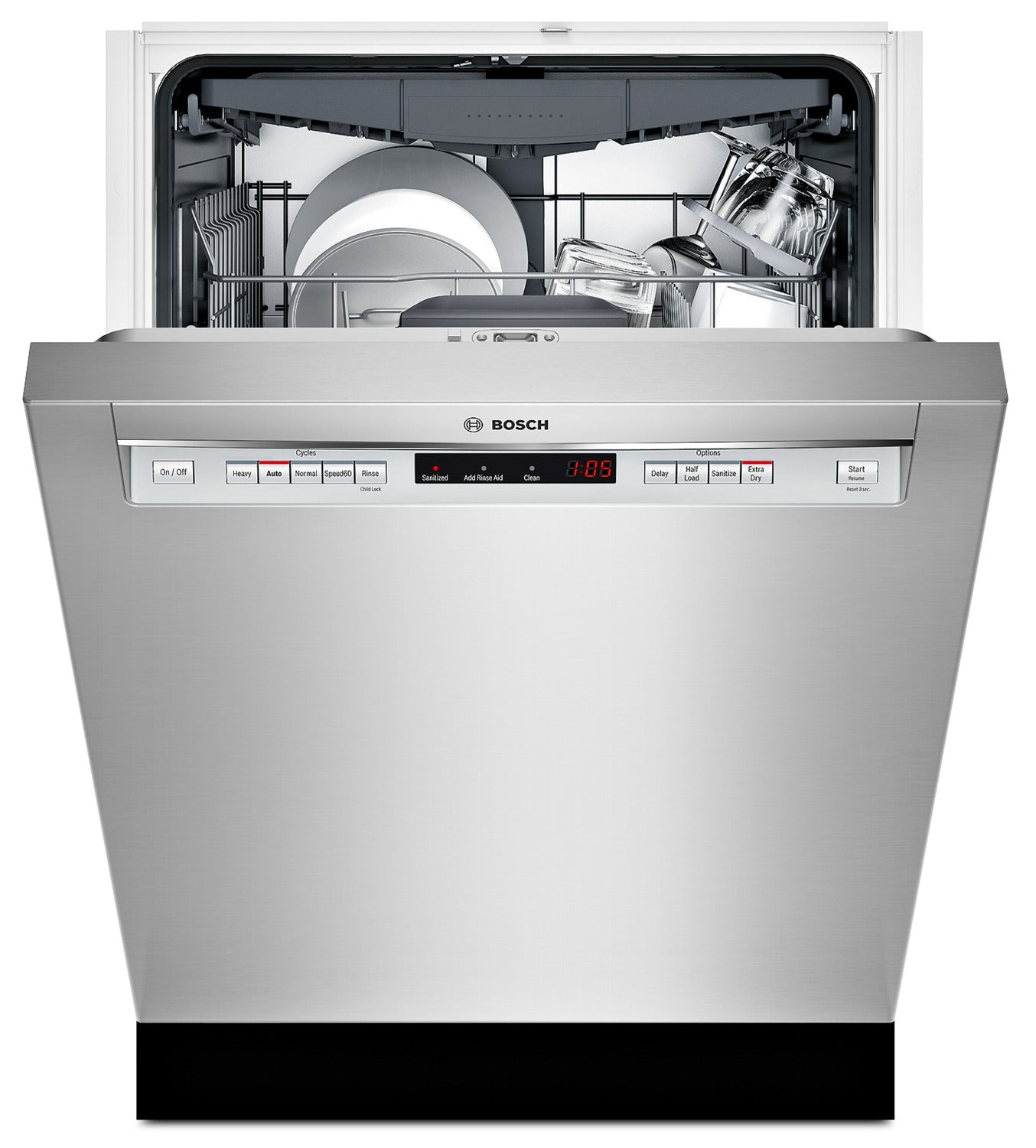 Bosch Stainless Steel 24" Dishwasher - SHEM63W55N