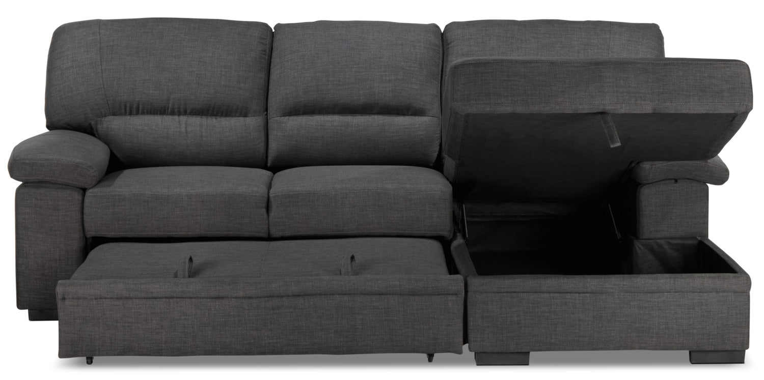 Tessaro Pop-Up Sofa Bed - Charcoal