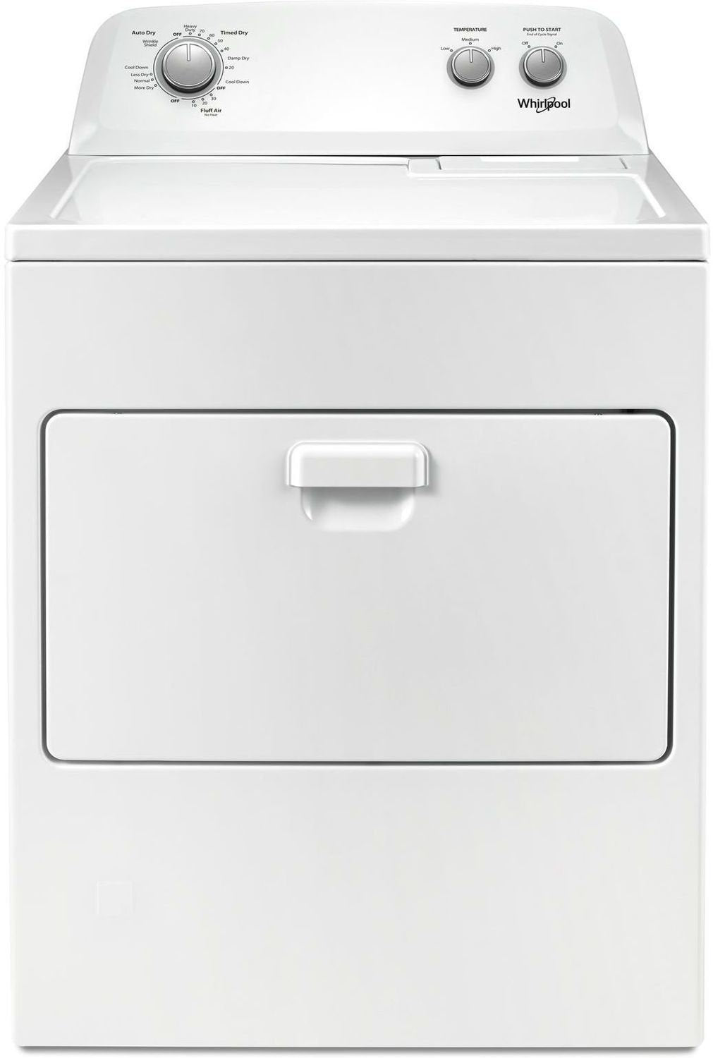 Whirlpool White Gas Dryer (7.0 Cu. Ft.) - WGD4850HW