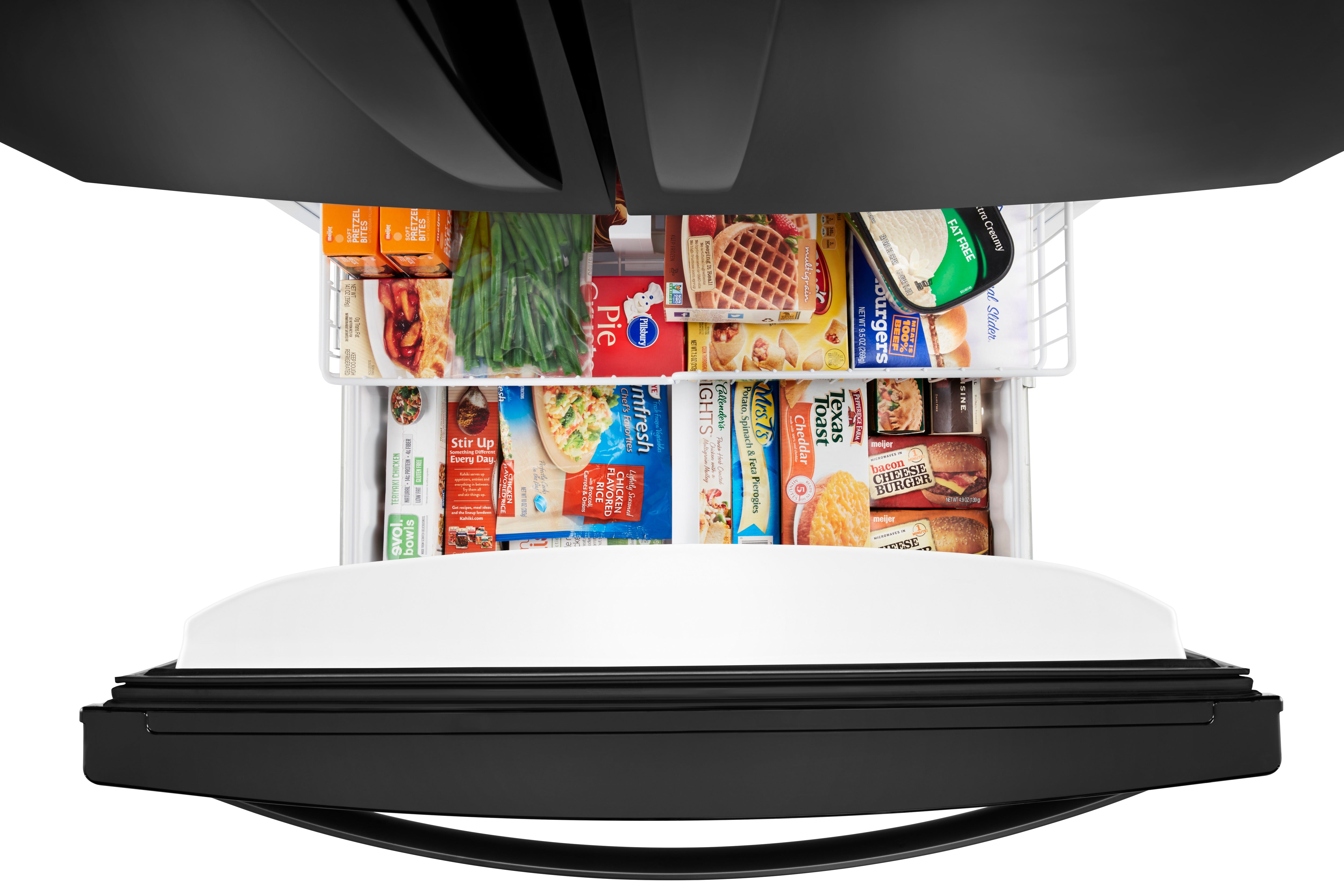 Whirlpool Black Freestanding French Door Refrigerator (22 Cu. Ft.) - WRF532SMHB