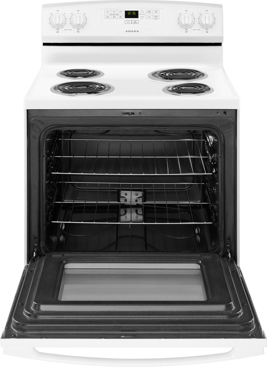 Amana White Freestanding Electric Range (4.8 Cu. Ft.) - YACR4303MFW