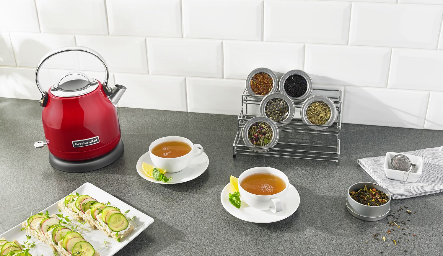 KitchenAid Empire Red Electric Kettle (1.25 L) - KEK1222ER