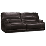 Dearborn Leather Power Reclining Sofa - Blackberry