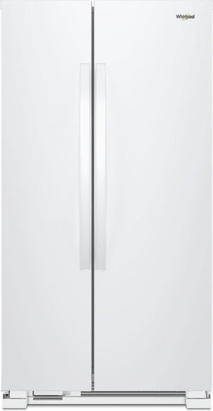 Whirlpool 33.13" 22 Cu. Ft. White Side-by-Side Refrigerator - WRS312SNHW