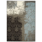 Aldridge 5' x 8' Area Rug - Blue and Brown