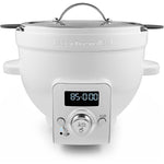 KitchenAid White Precise Heat Mixing Bowl for Tilt-Head Stand Mixer - KSM1CBT