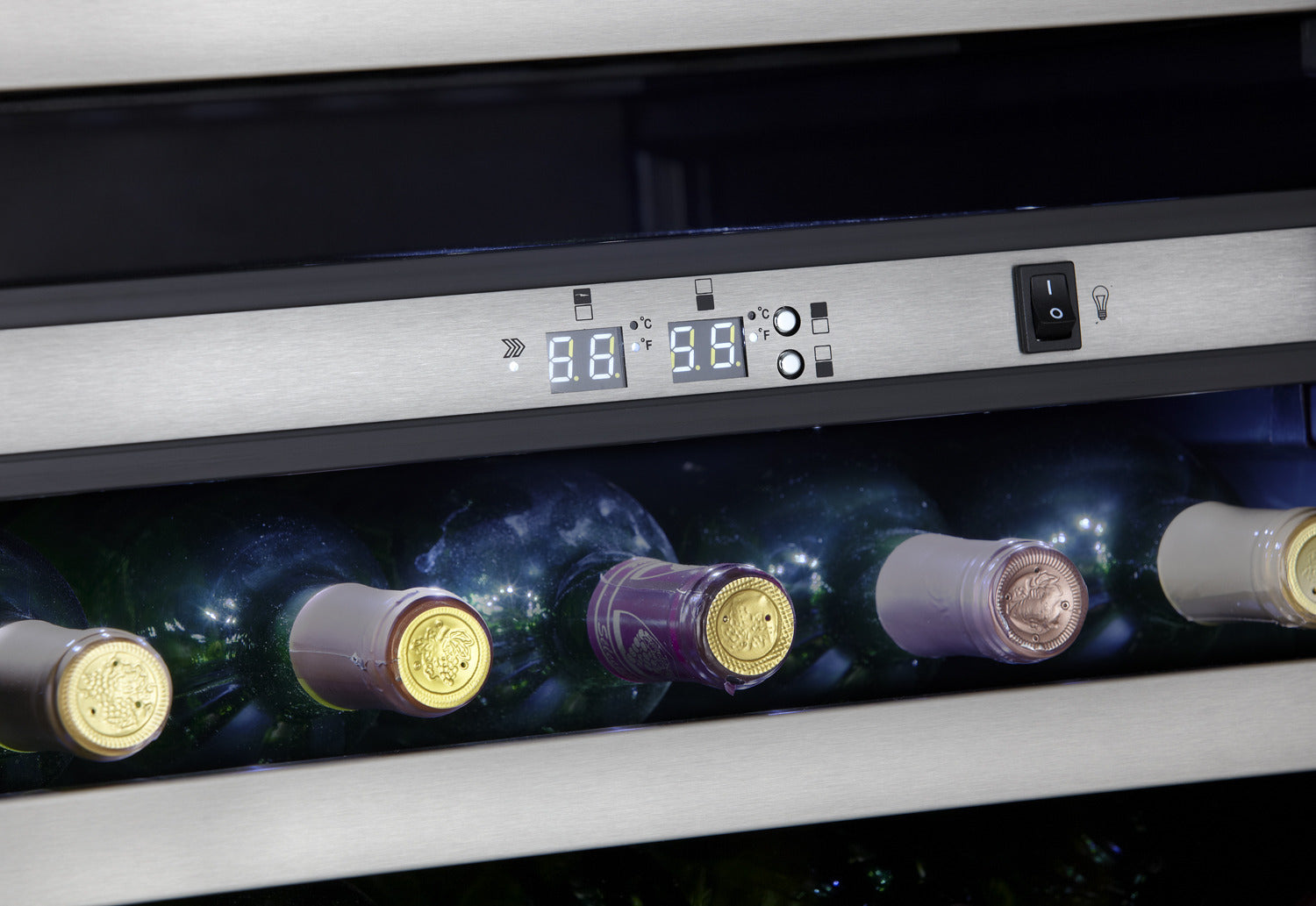 Danby Stainless Steel Dual-Zone Wine Cooler (4 Cu. Ft.) - DWC114BLSDD