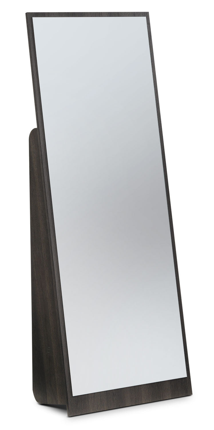 Hudson Standing Floor Mirror - Rustic Brown