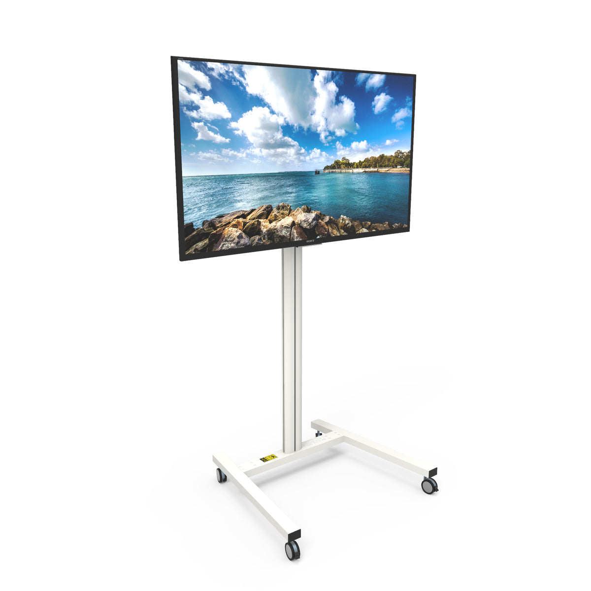 Rolling Mobile TV Floor Stand for 37" to 65" TVs - MKH65W